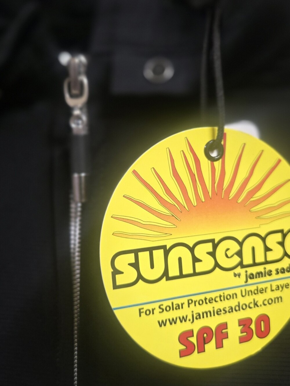 NWT Jamie Sadock Sunsense SPF 30 Long Sleeve Light Weight Jacket. Black. Medium. - Picture 4 of 5